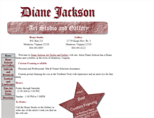 Tablet Screenshot of dianejacksonart.com